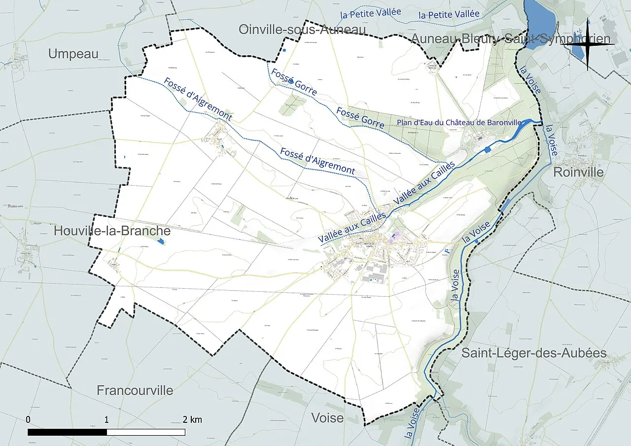 Vue de Béville-le-Comte