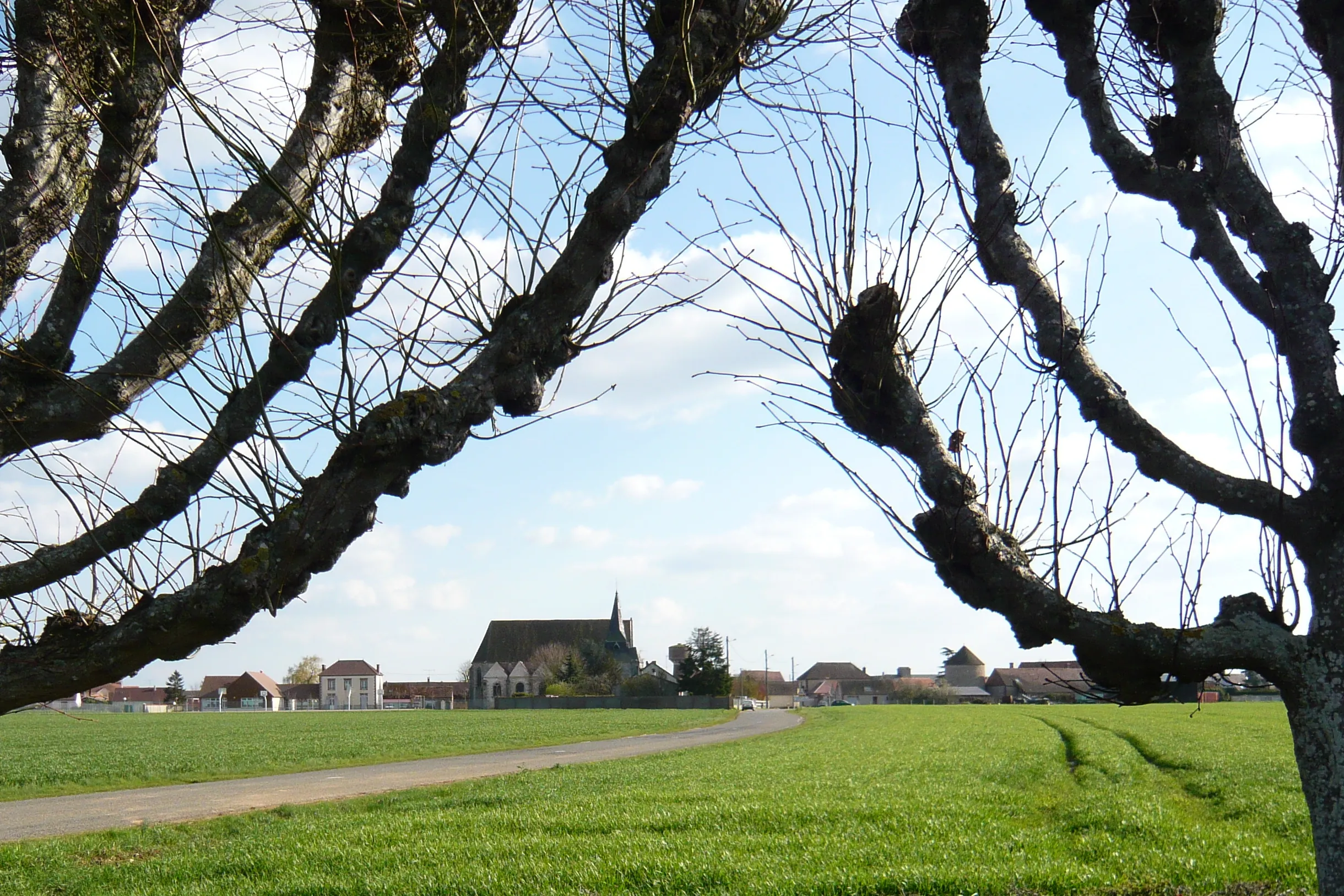 Vue de Marville-Moutiers-Brûlé