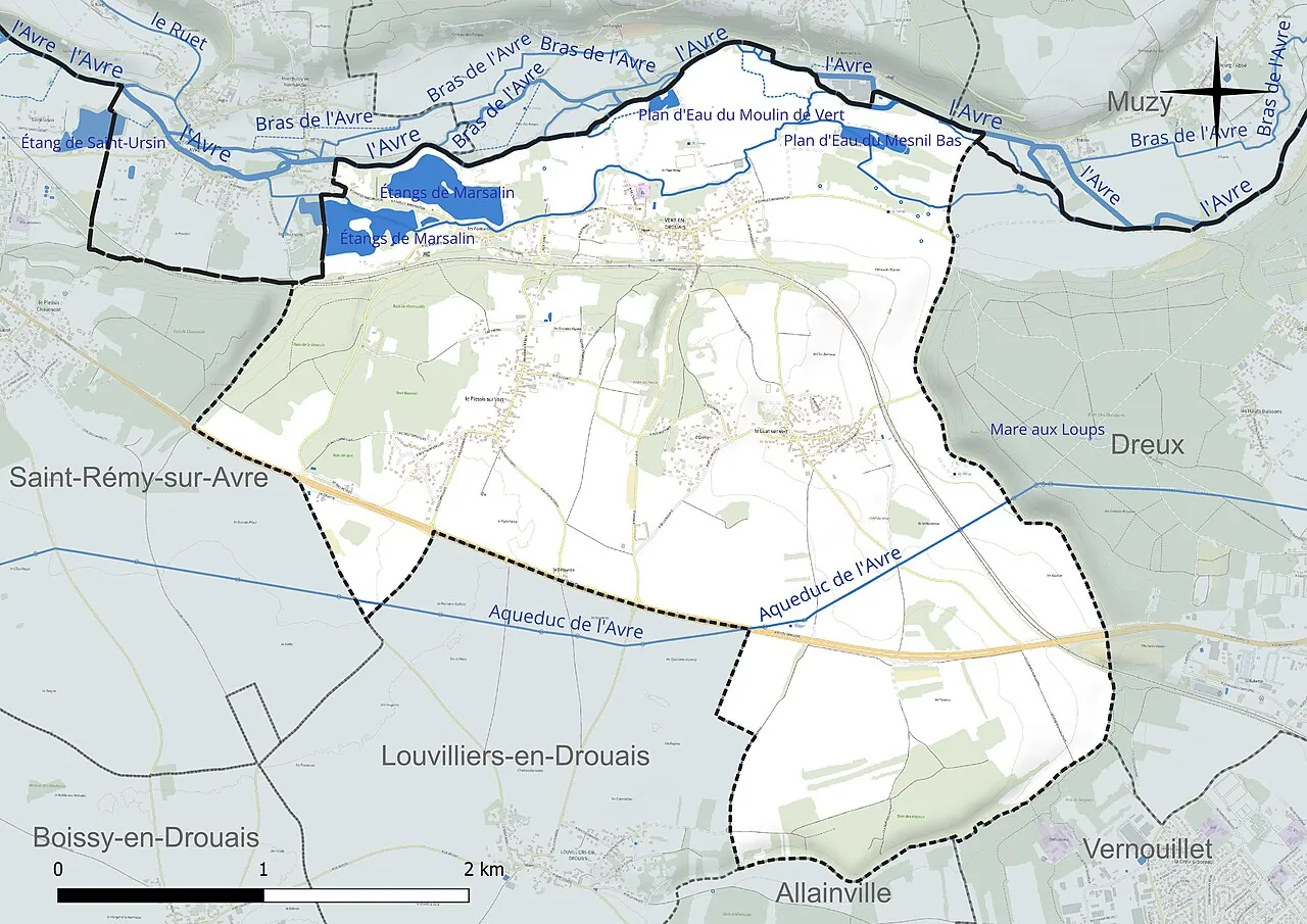 Vue de Vert-en-Drouais