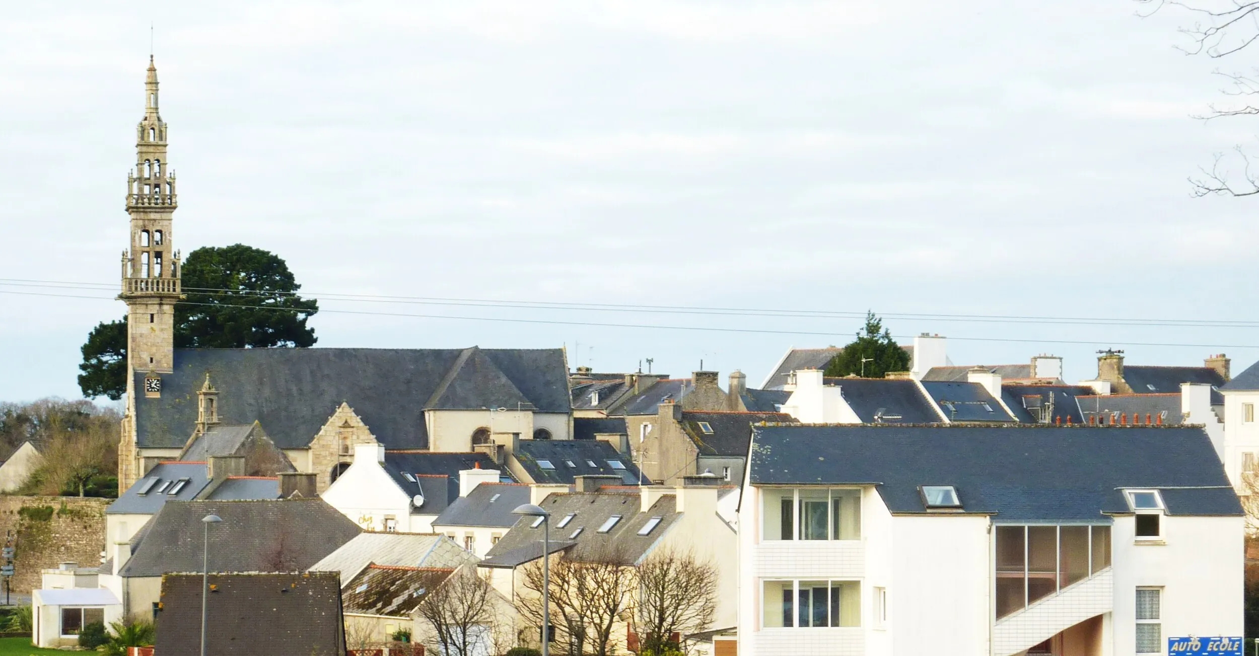 Vue de Bourg-Blanc