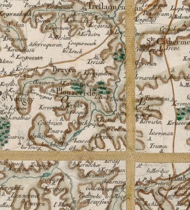 Vue de Plouzévédé