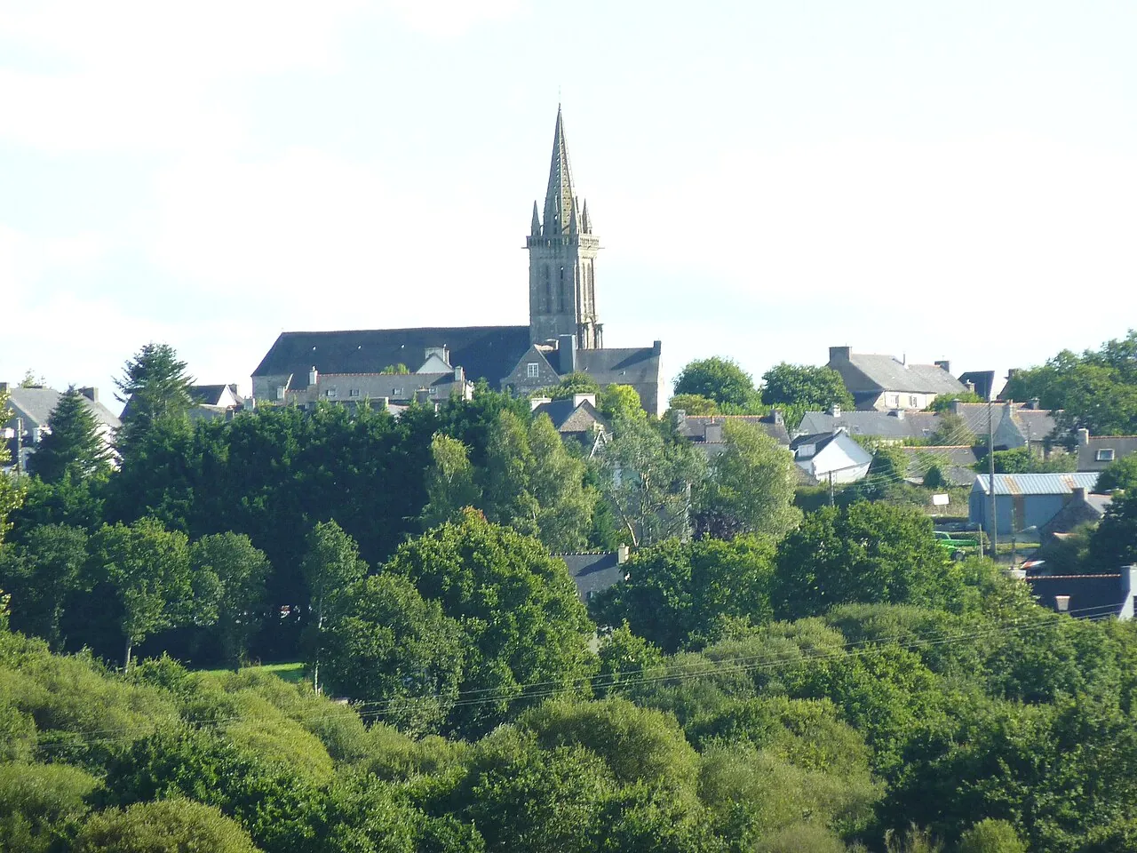 Vue de Poullaouen