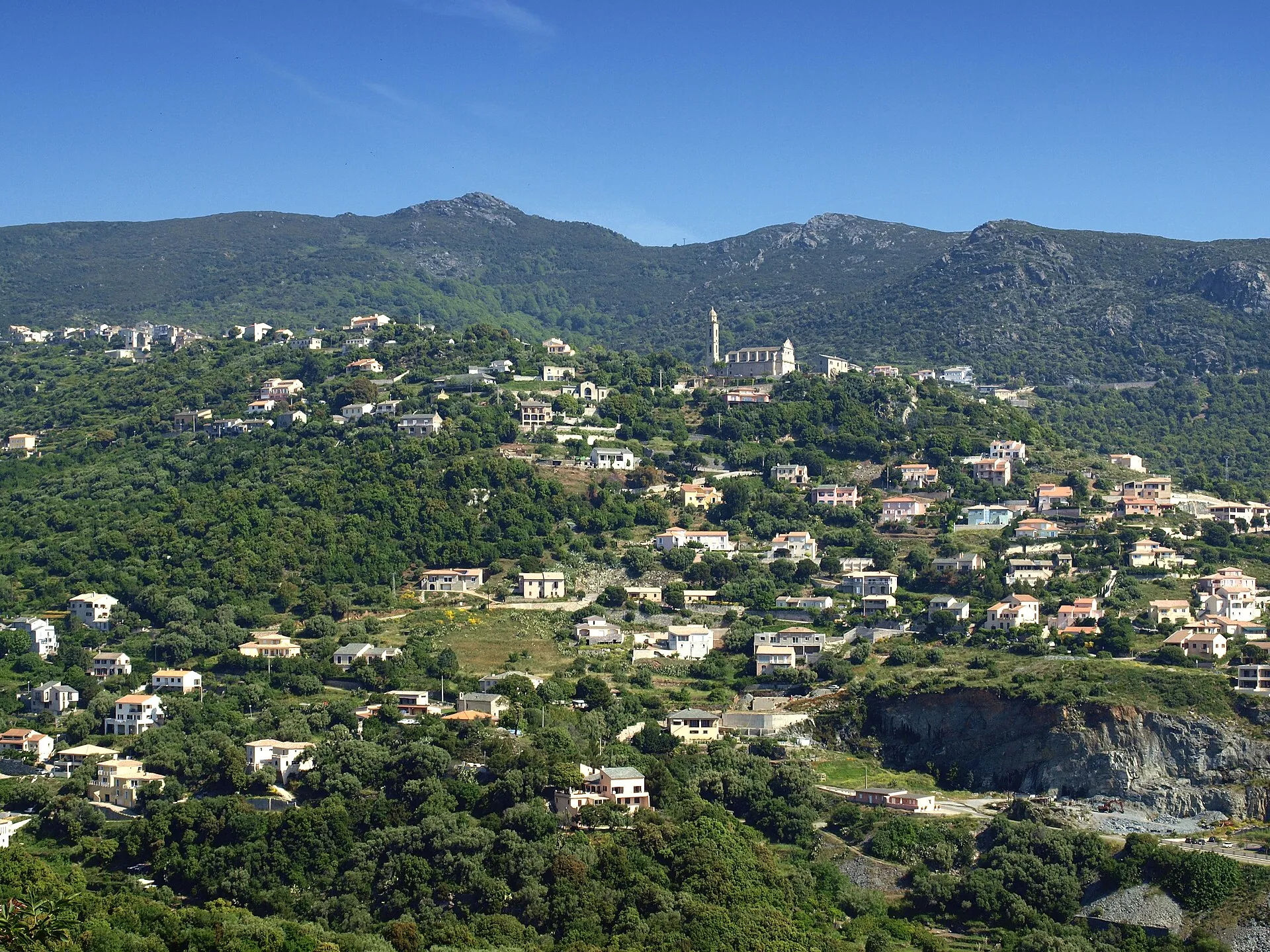 Vue de Ville-di-Pietrabugno