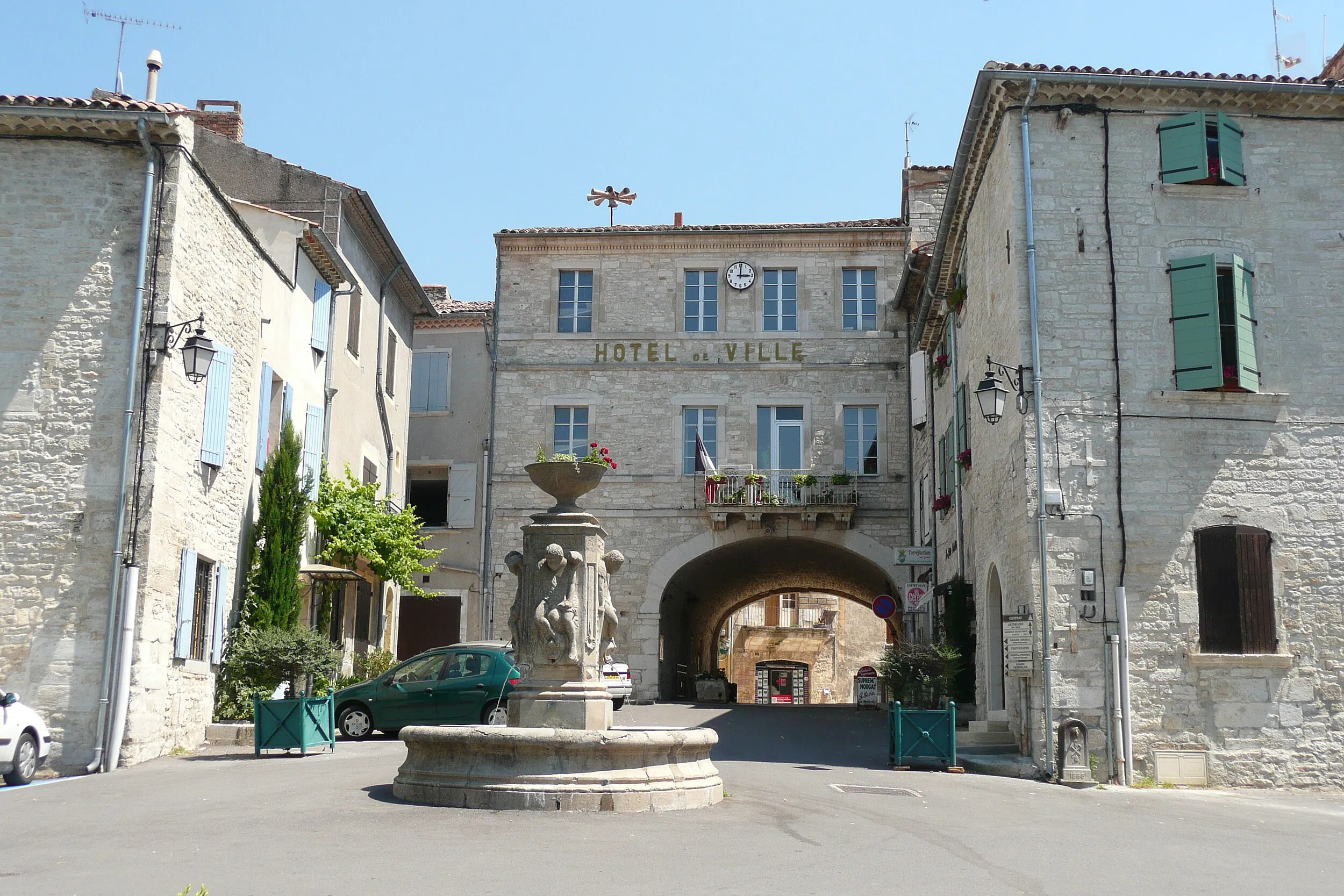Vue de Barjac