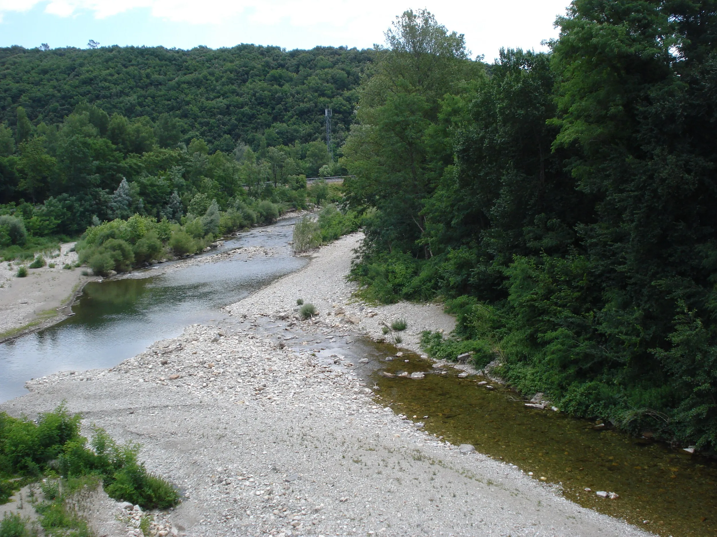 Vue de Cendras