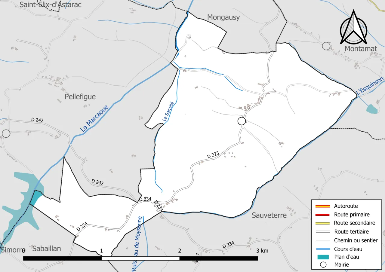 Vue de Gaujac