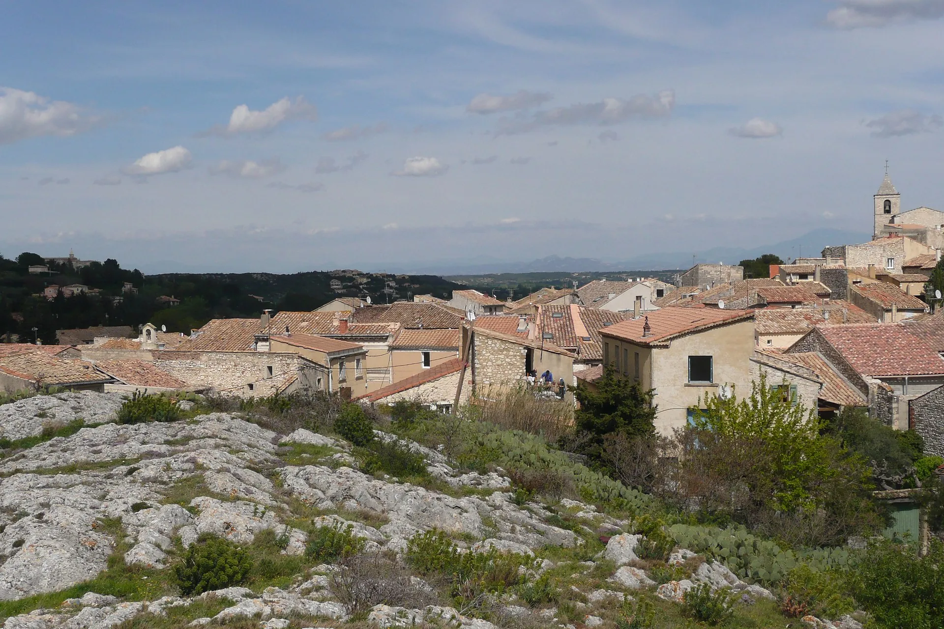 Vue de Rochefort-du-Gard