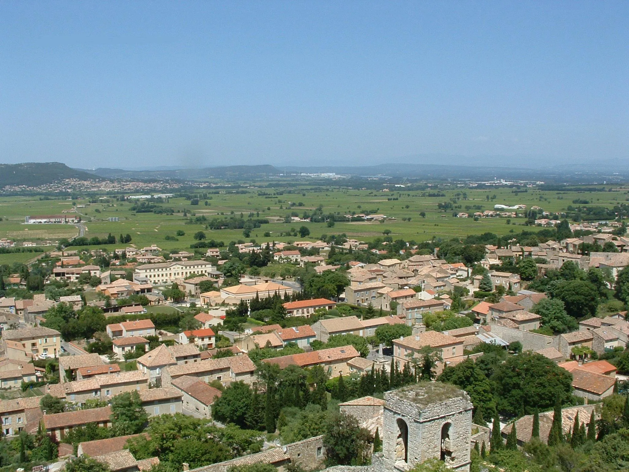 Vue de Saint-Victor-la-Coste