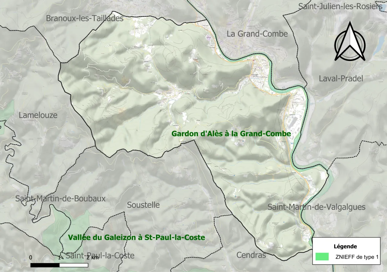 Vue de Les Salles-du-Gardon