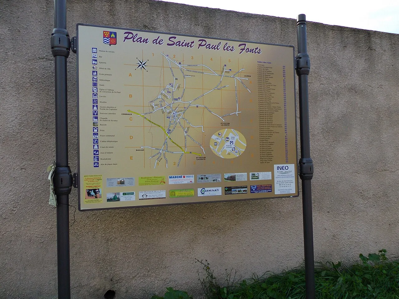 Vue de Saint-Paul-les-Fonts