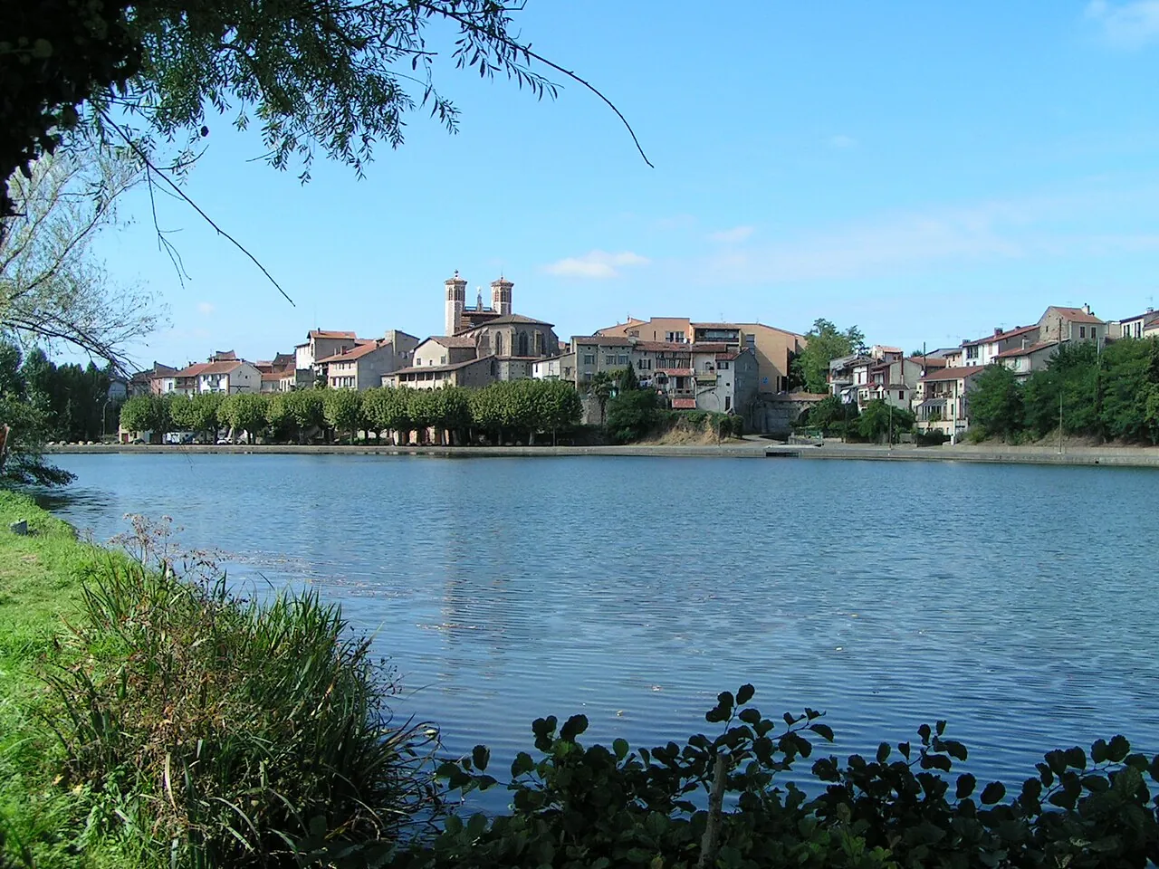 Vue de Cazères