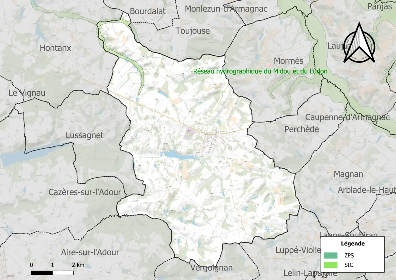 Vue de Le Houga