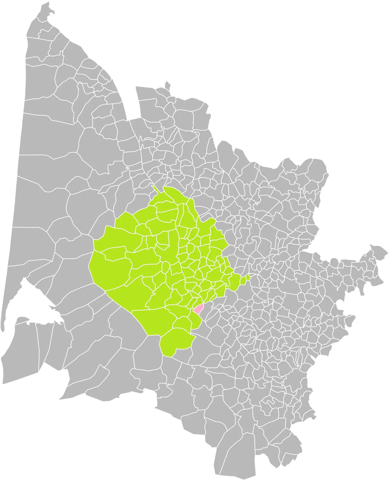 Vue de Castres-Gironde
