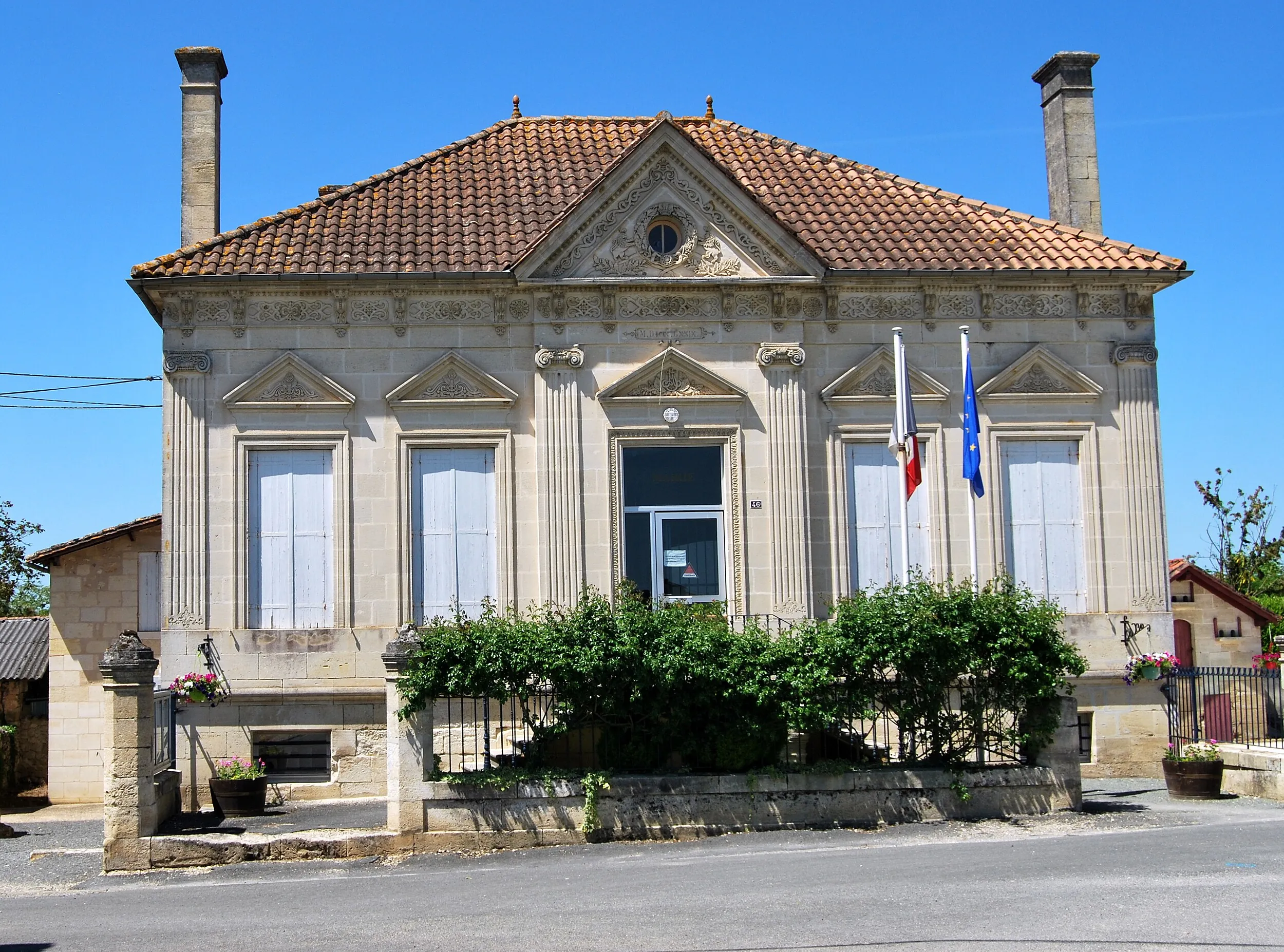 Vue de Saint-Quentin-de-Baron