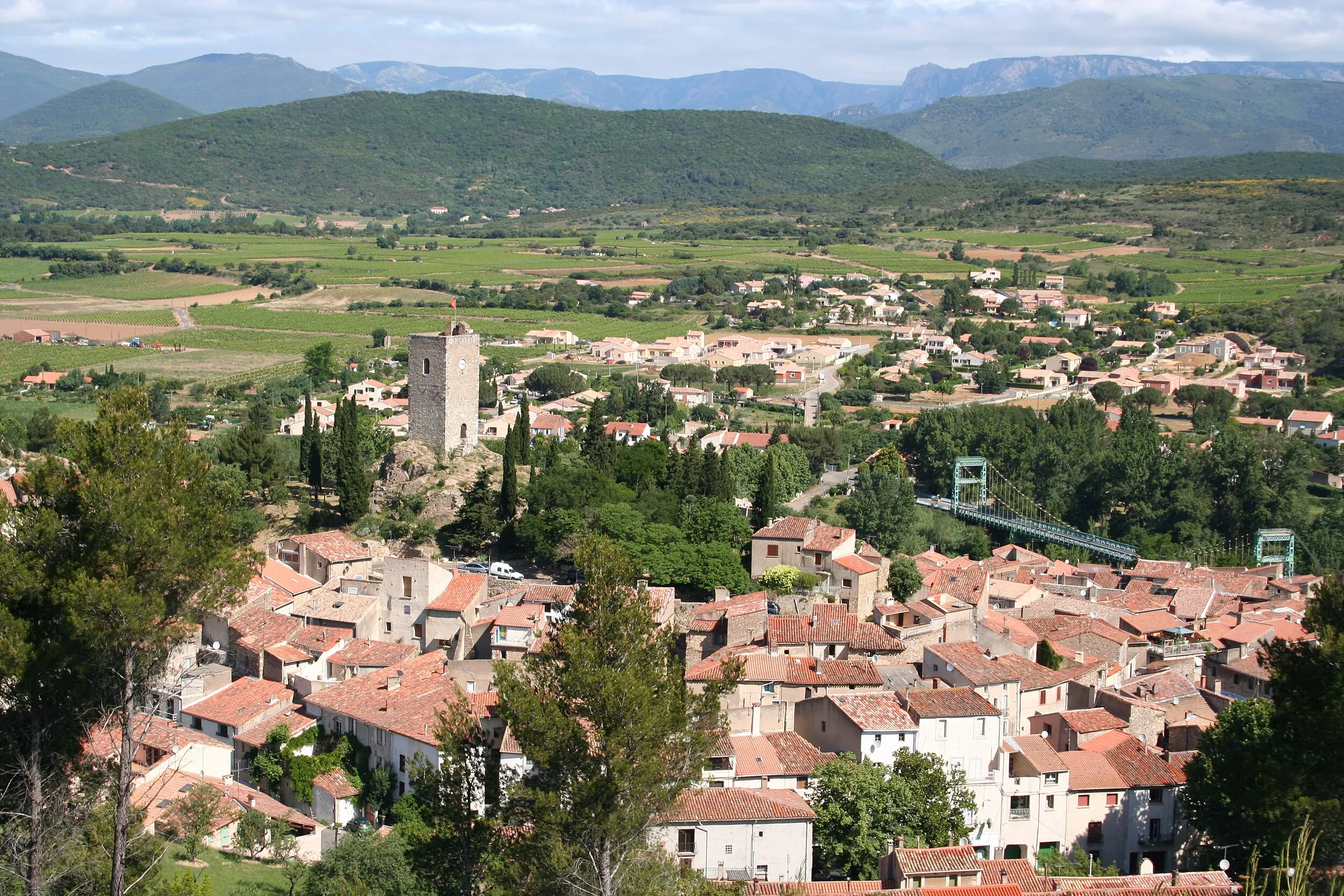 Vue de Cessenon-sur-Orb