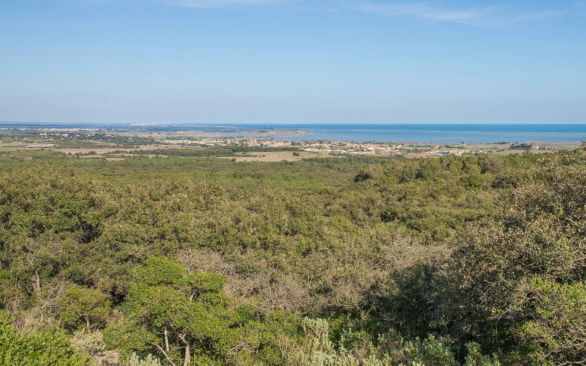 Vue de Fabrègues