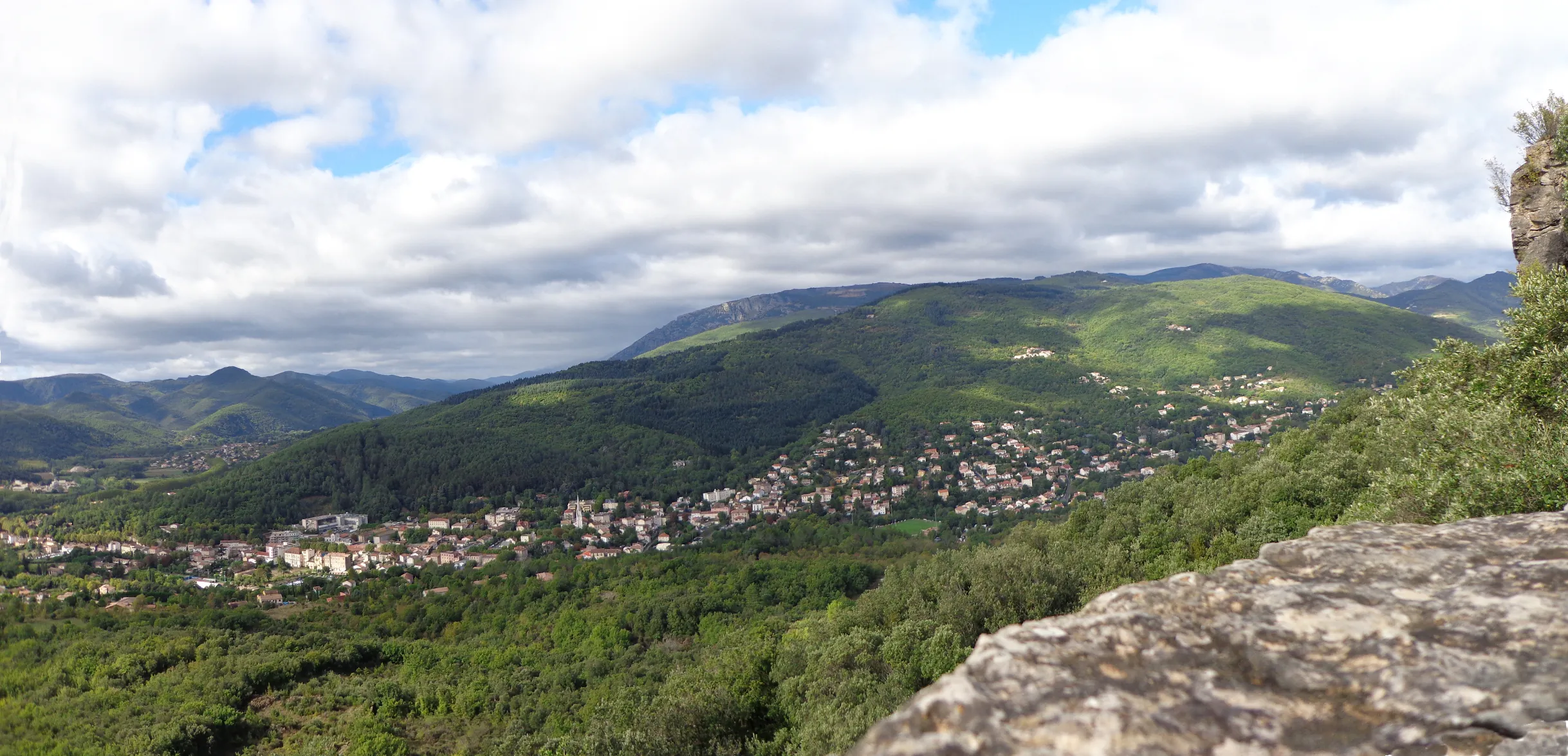Vue de Lamalou-les-Bains
