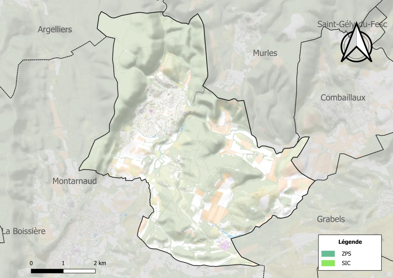 Vue de Vailhauquès