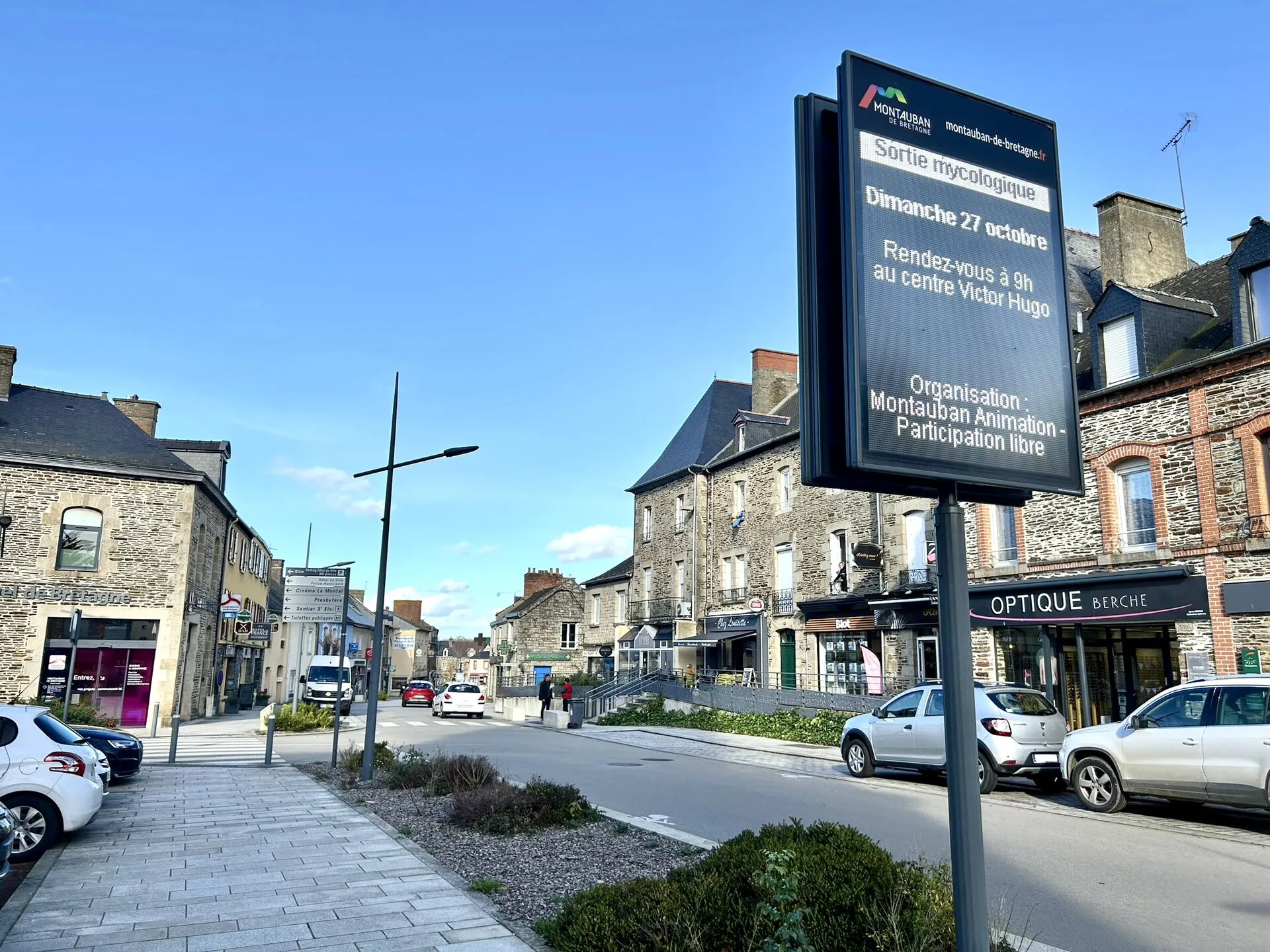 Vue de Montauban-de-Bretagne