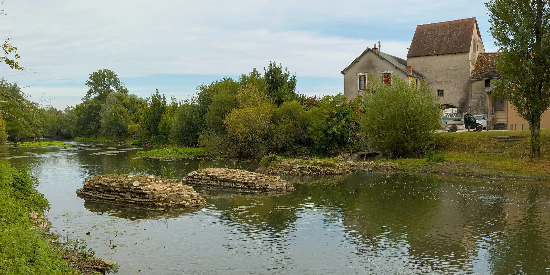 Vue de Déols