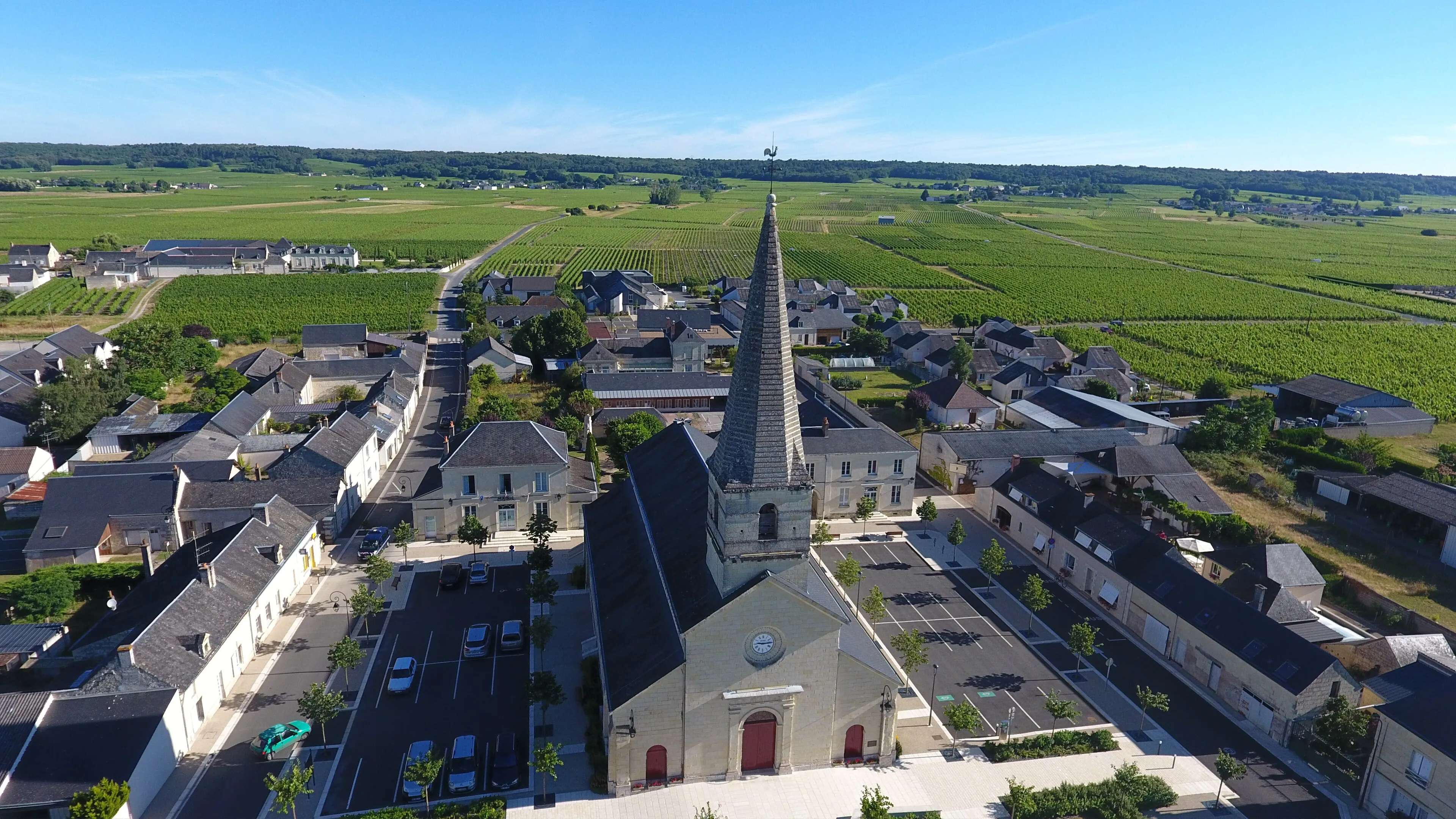 Vue de Saint-Nicolas-de-Bourgueil