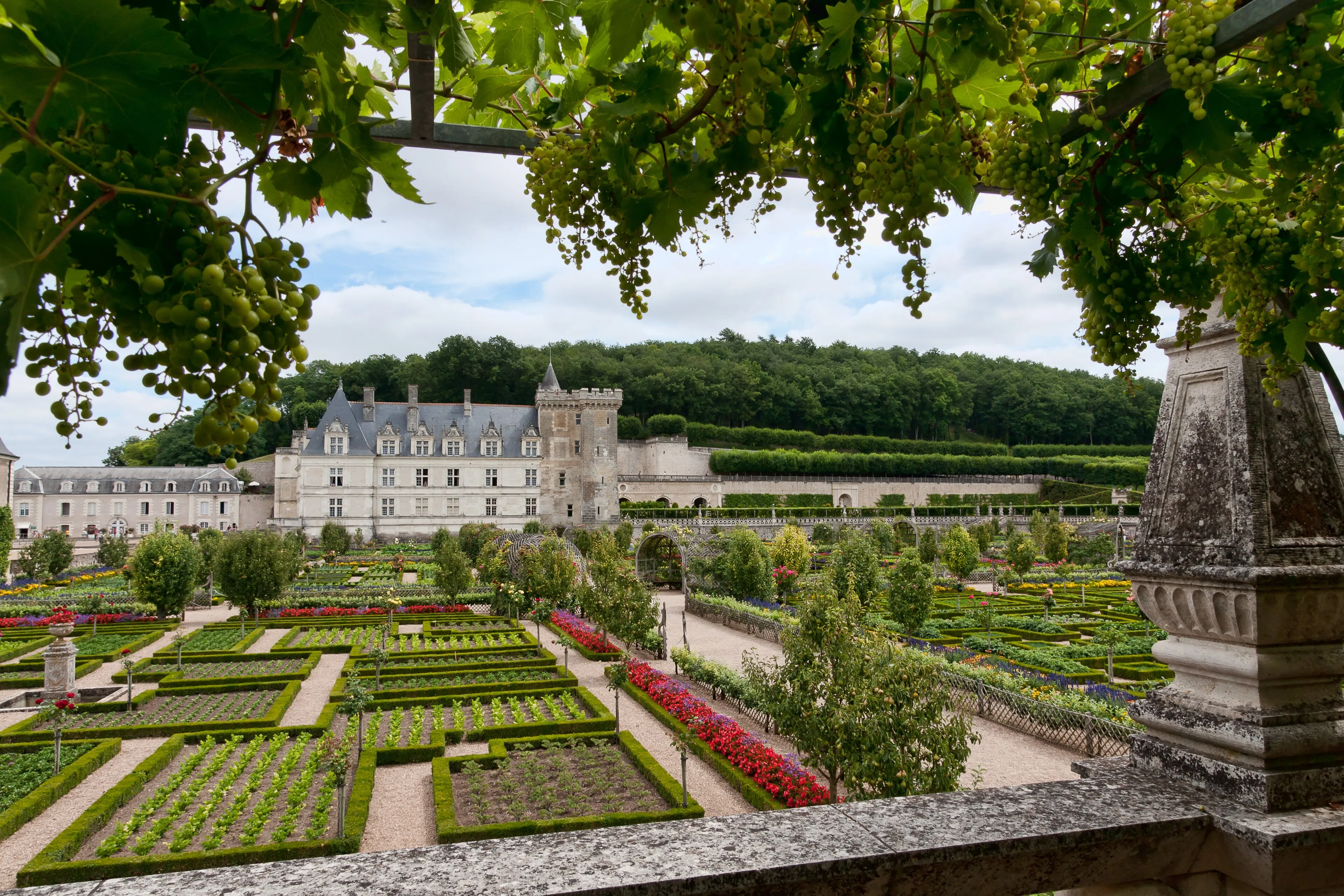 Vue de Villandry
