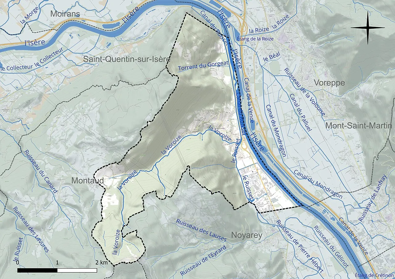 Vue de Veurey-Voroize