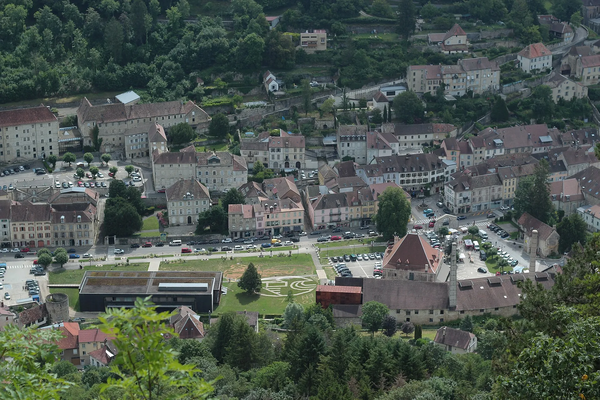 Vue de Salins-les-Bains
