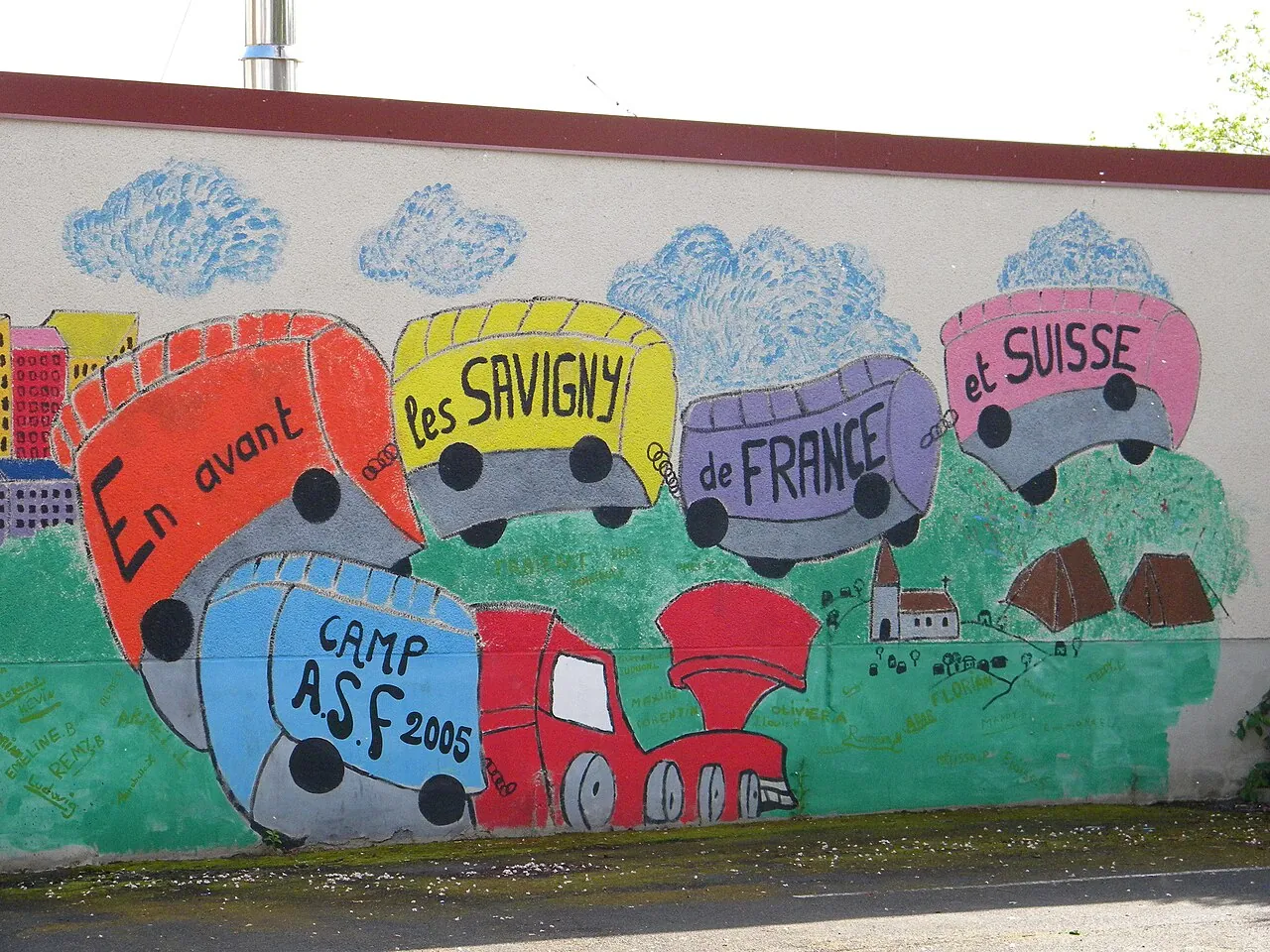 Vue de Savigny-sur-Braye