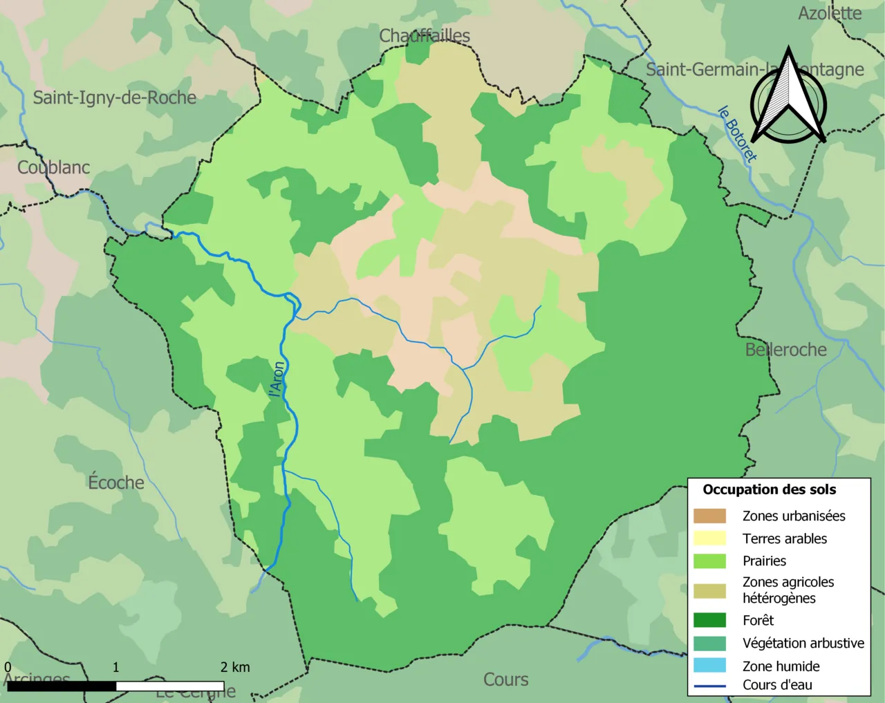 Vue de Belmont-de-la-Loire