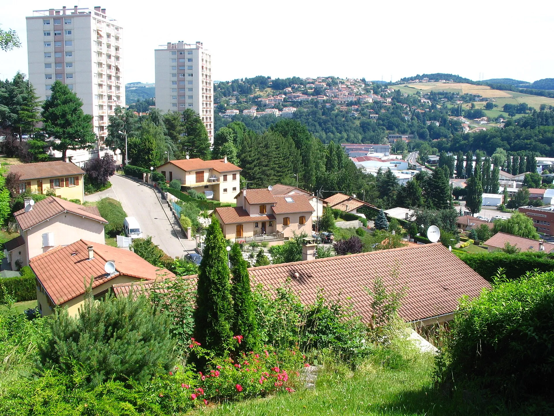 Vue de Saint-Priest-en-Jarez