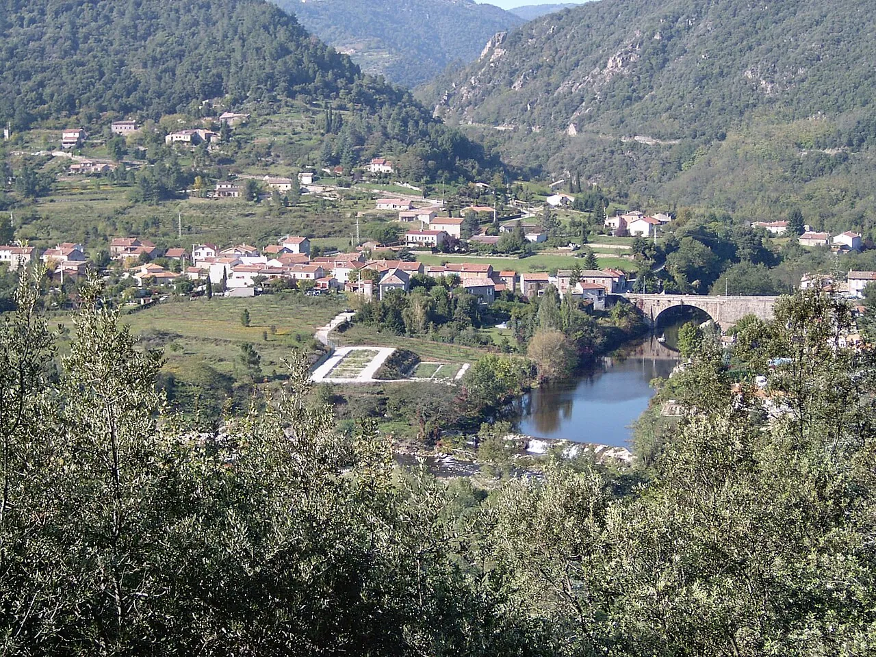 Vue de Dunières