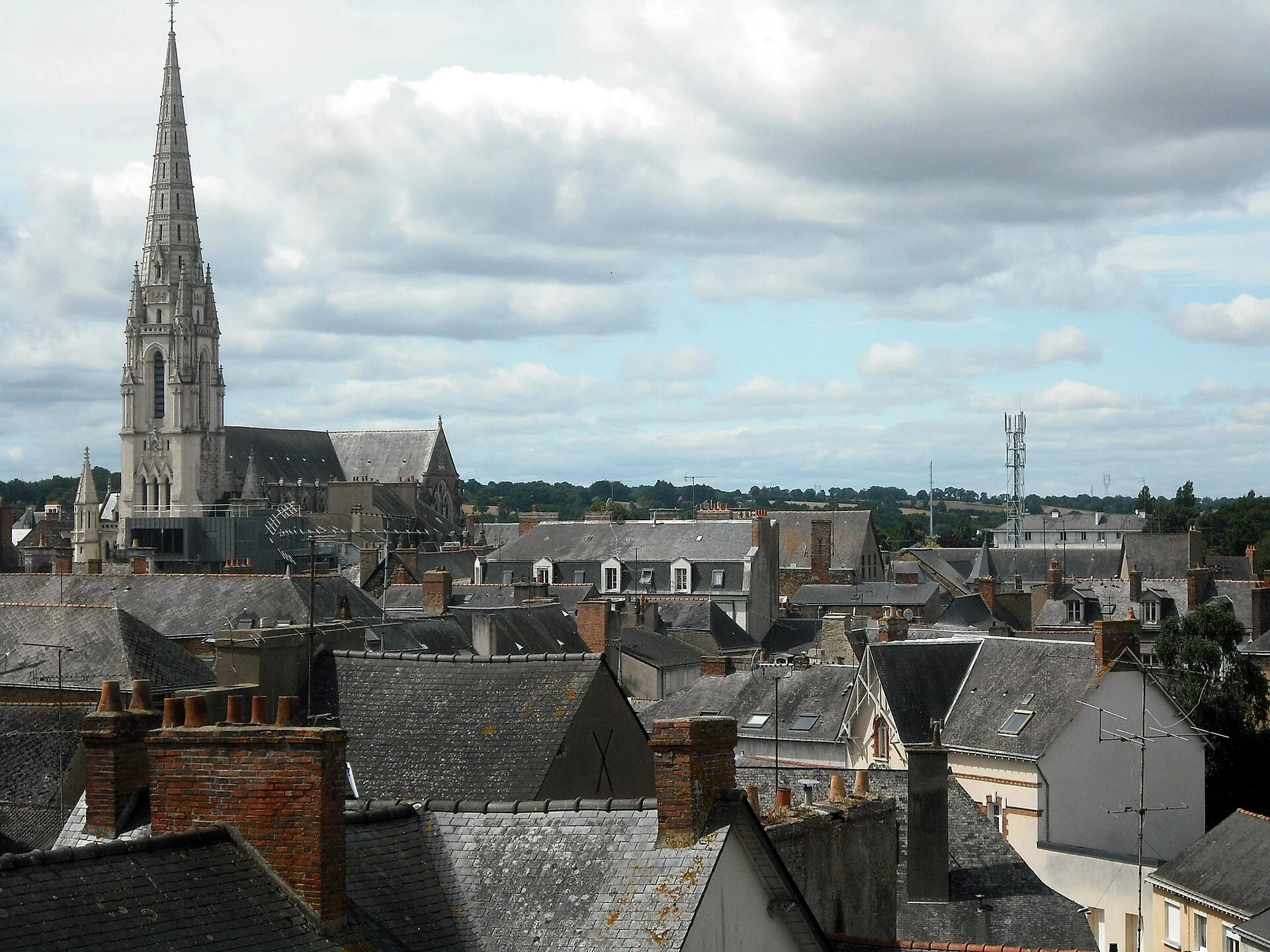 Vue de Châteaubriant