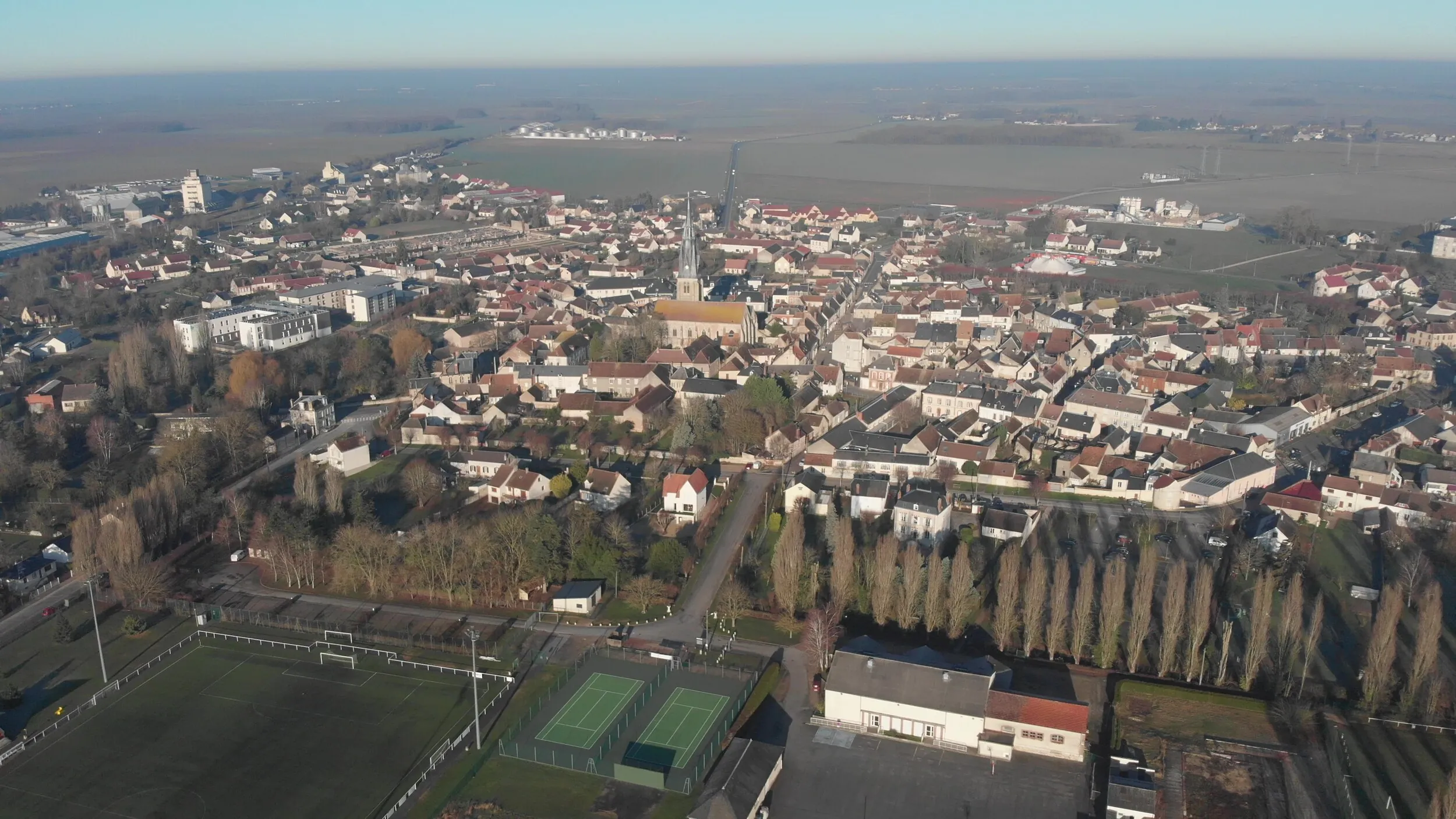 Vue de Beaune-la-Rolande