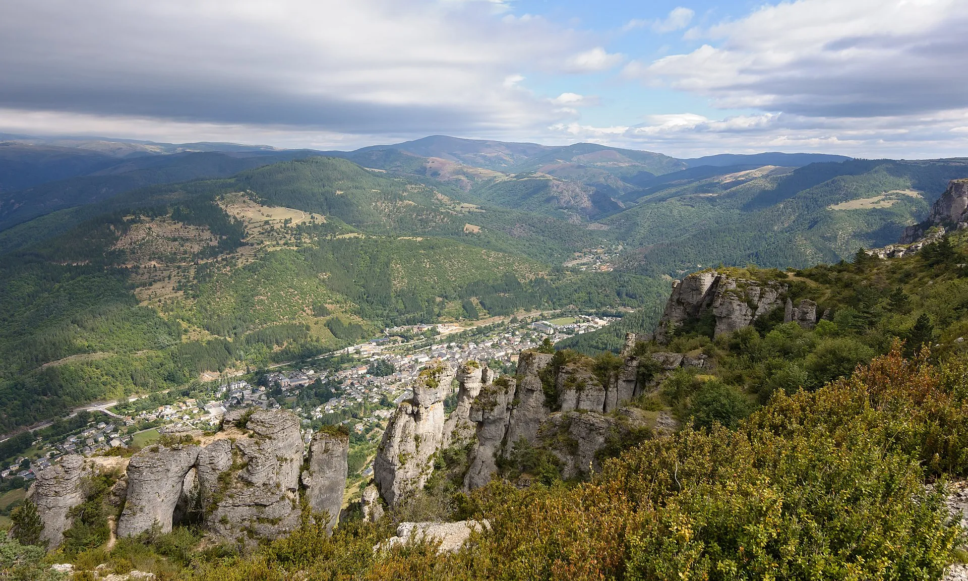 Vue de Florac Trois Rivières