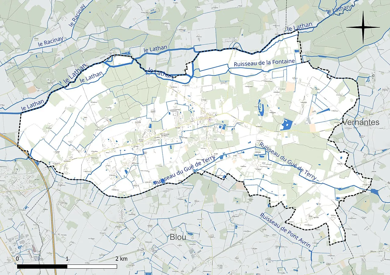 Vue de Saint-Philbert-du-Peuple