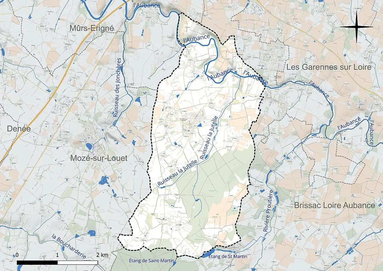 Vue de Soulaines-sur-Aubance