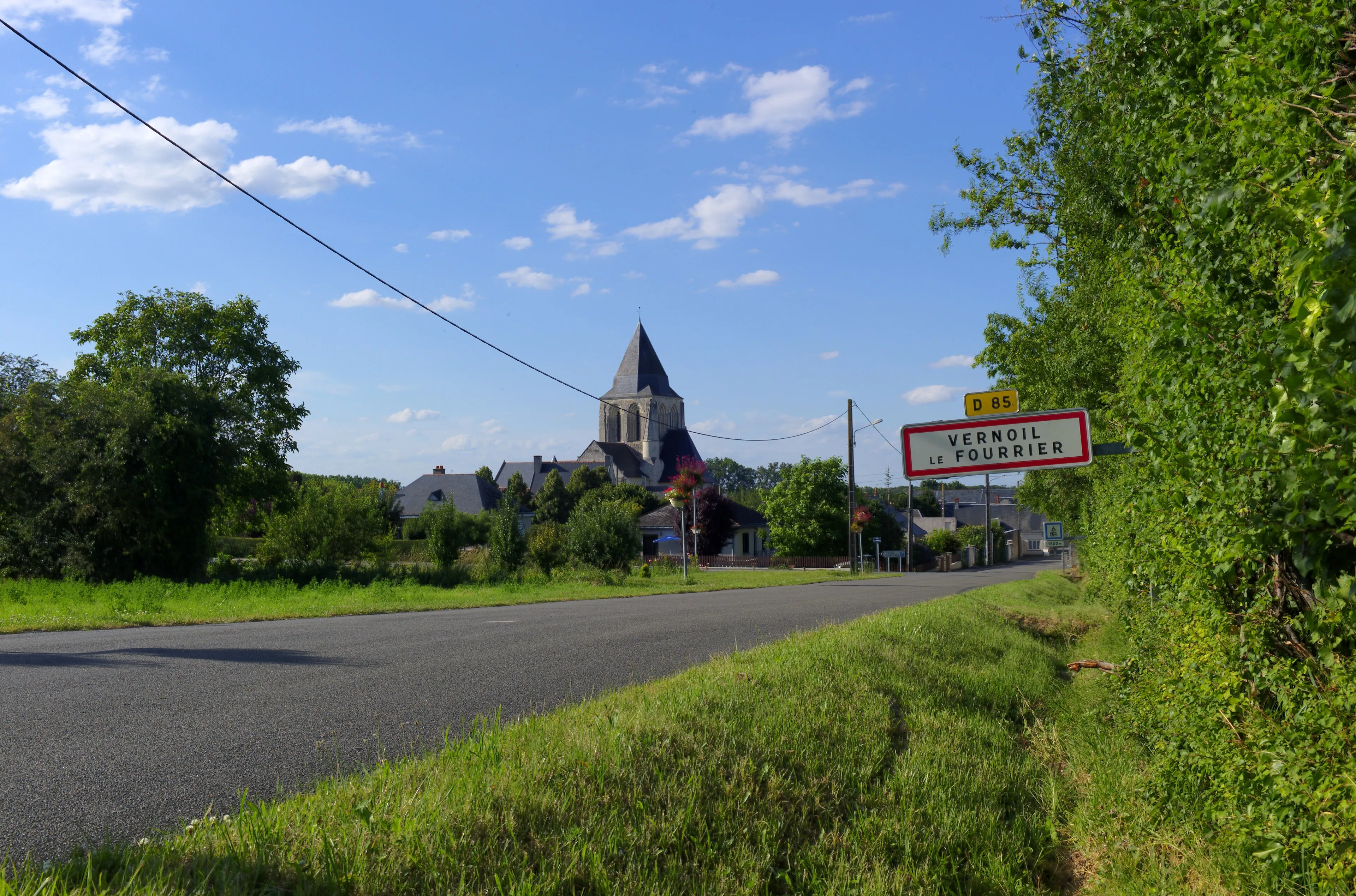 Vue de Vernoil-le-Fourrier