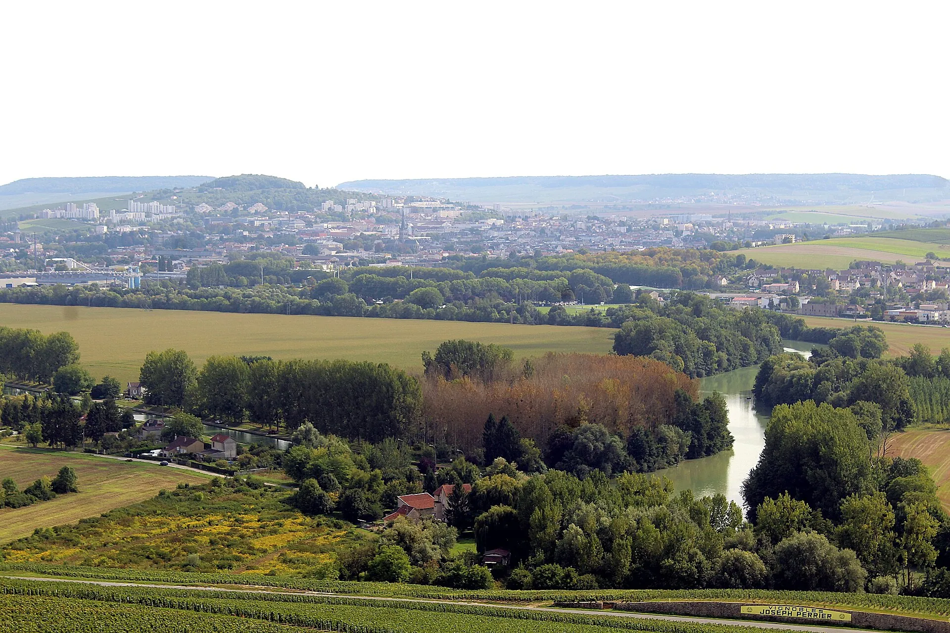 Vue de Épernay