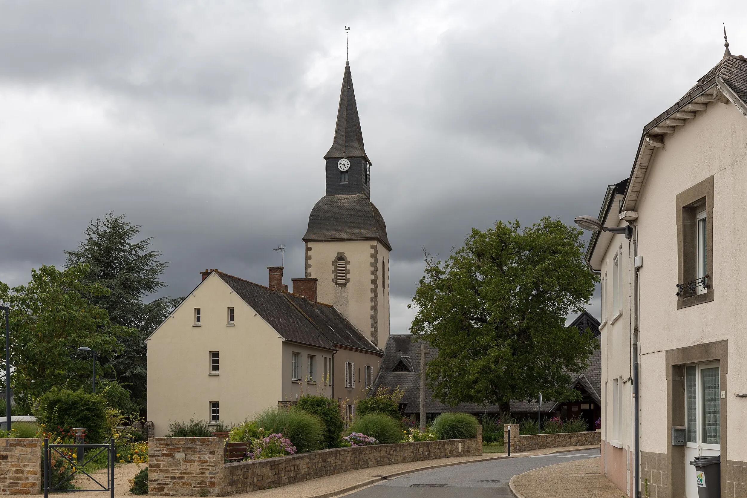 Vue de Saint-Pierre-la-Cour