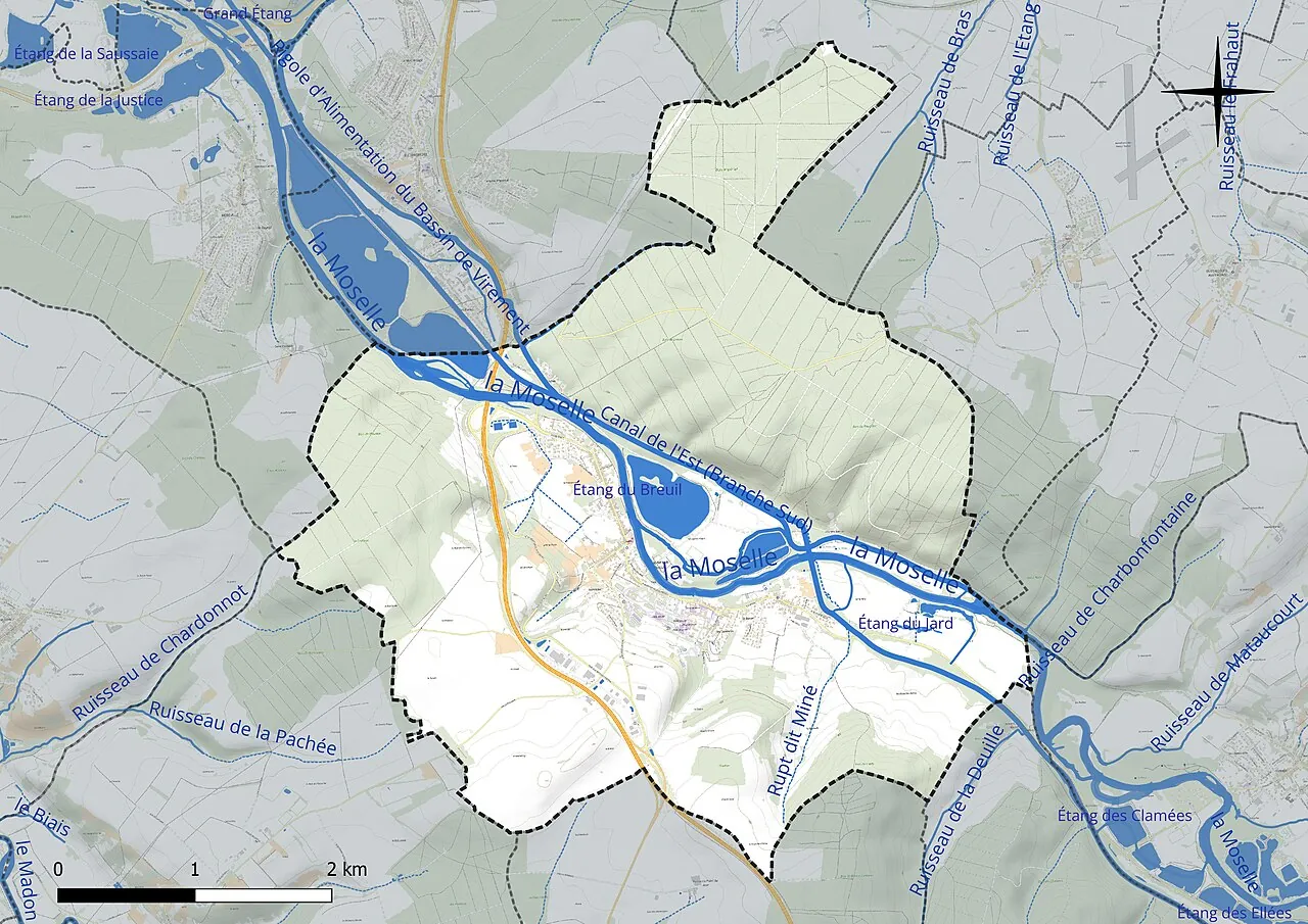 Vue de Flavigny-sur-Moselle
