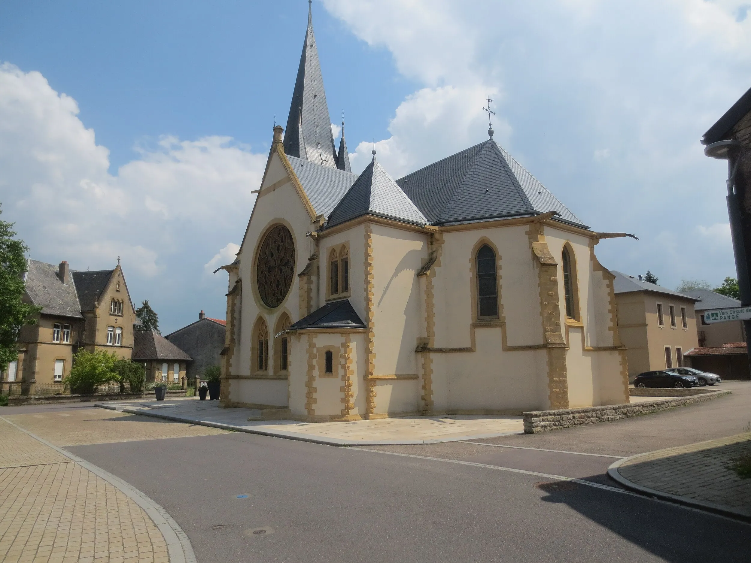 Vue de Courcelles-Chaussy