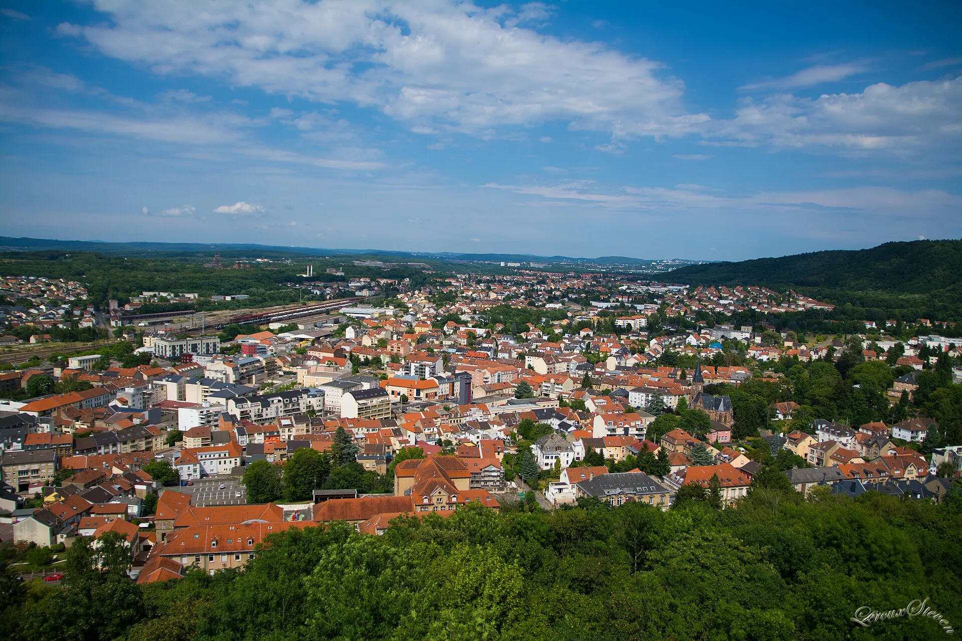 Vue de Forbach