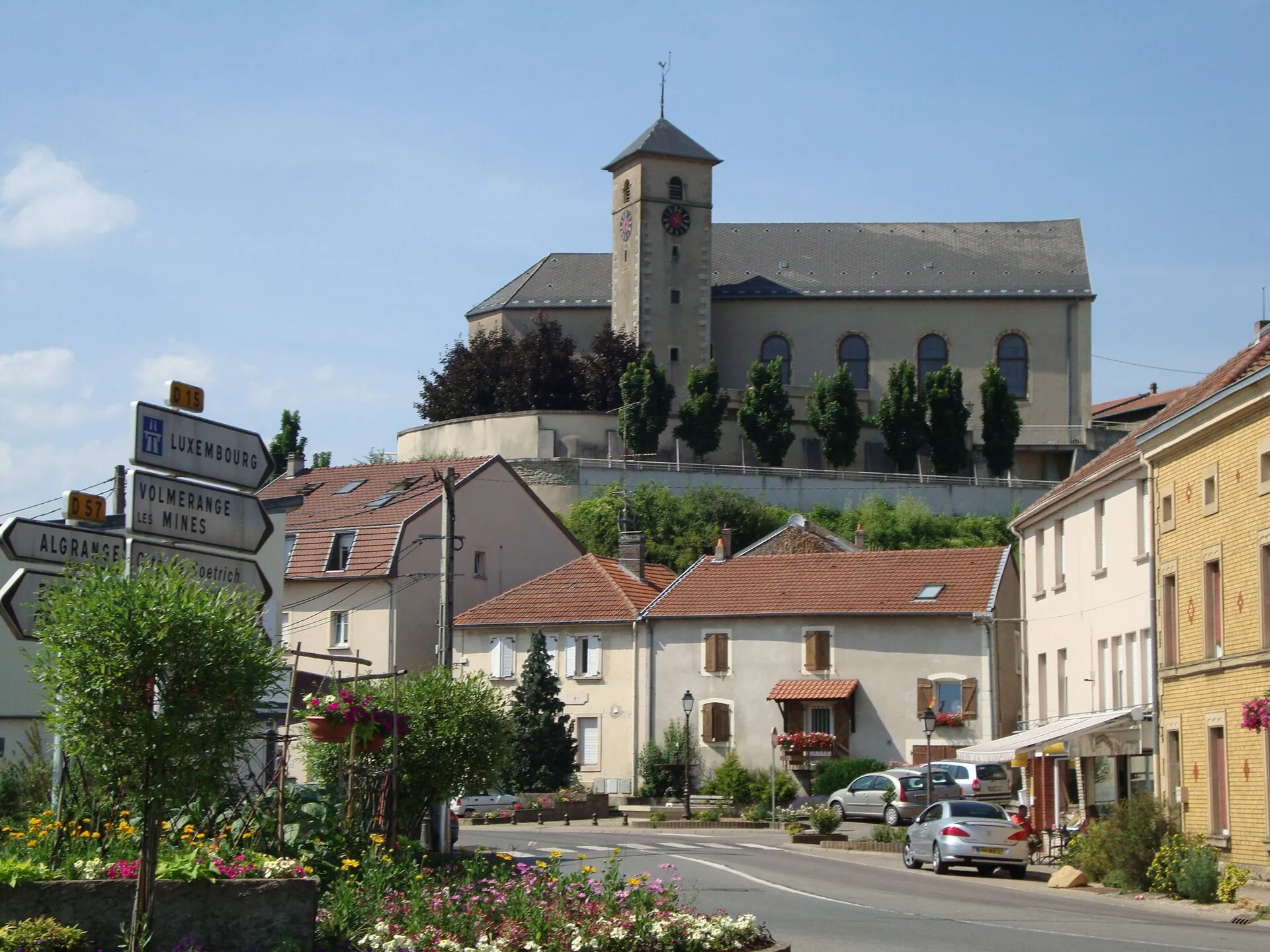 Vue de Hettange-Grande