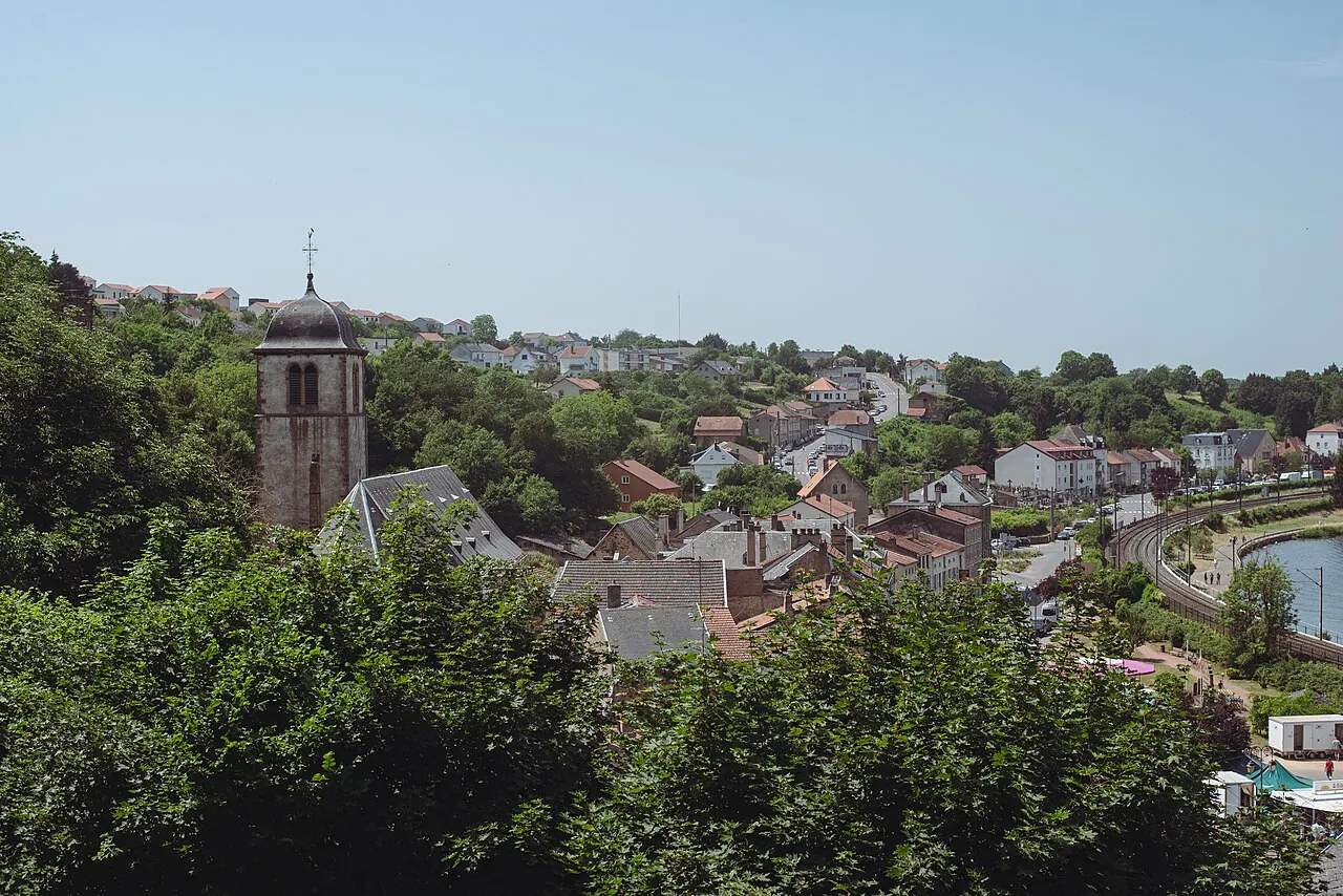 Vue de Sierck-les-Bains