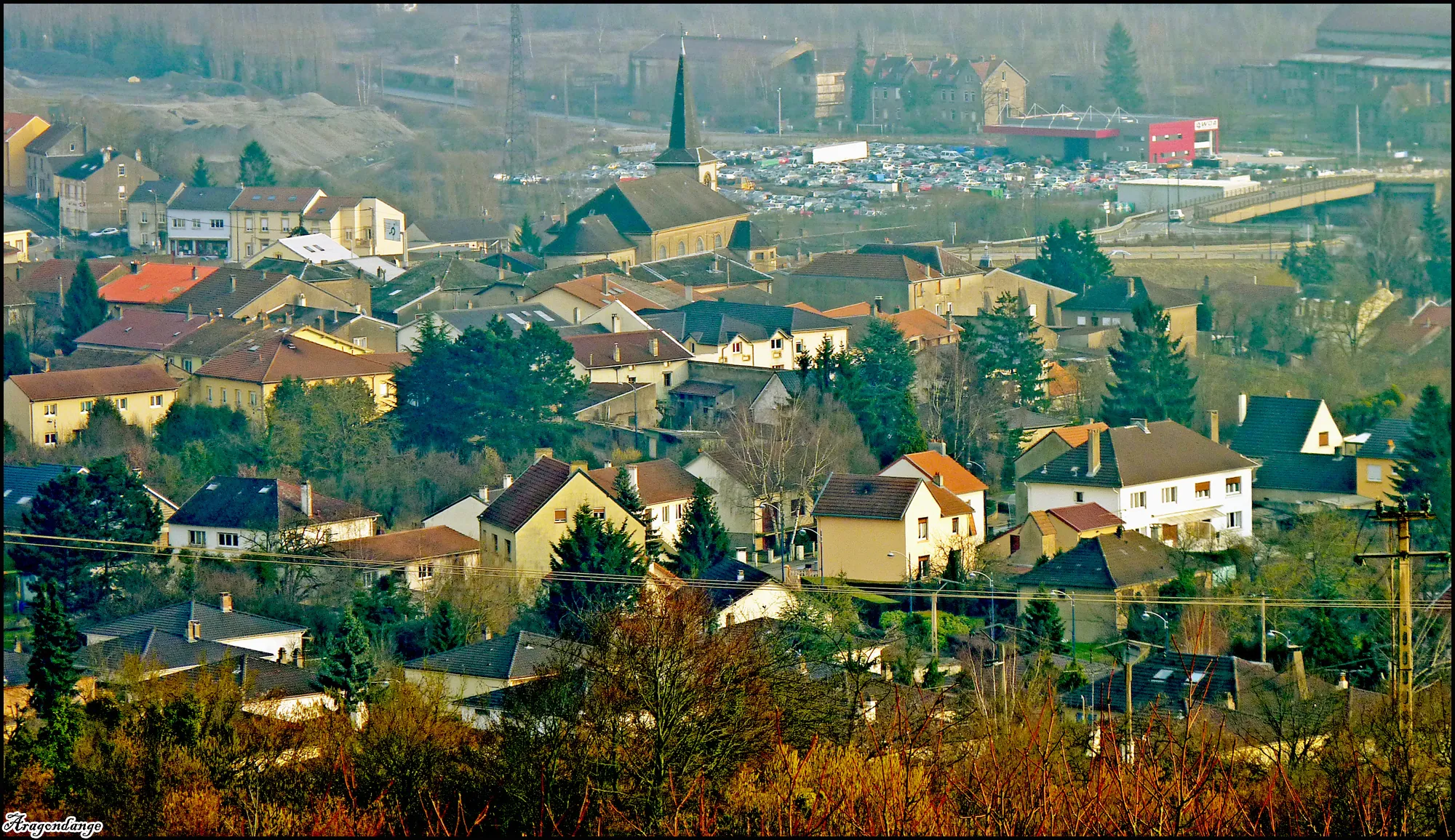 Vue de Vitry-sur-Orne
