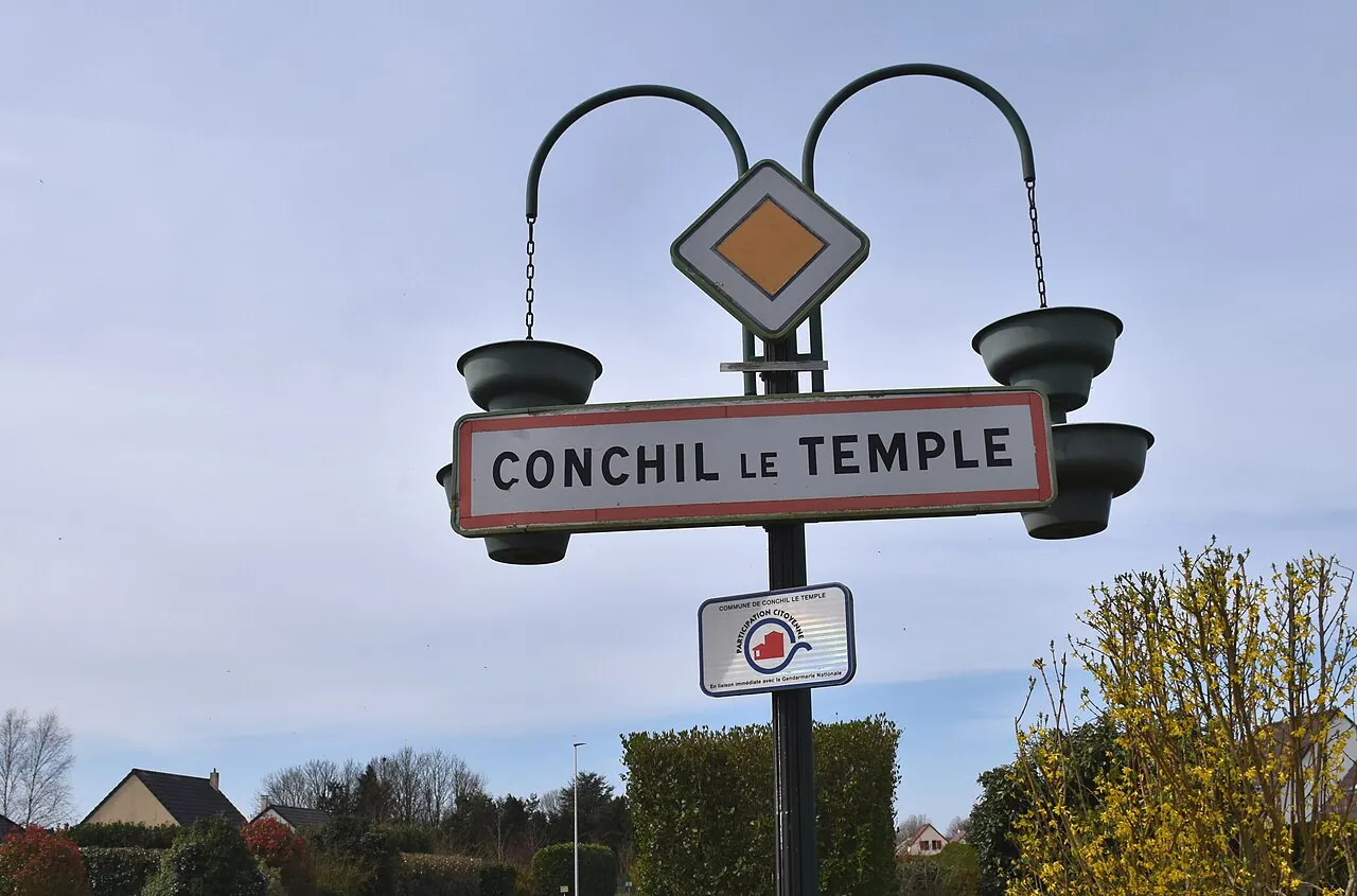 Vue de Conchil-le-Temple