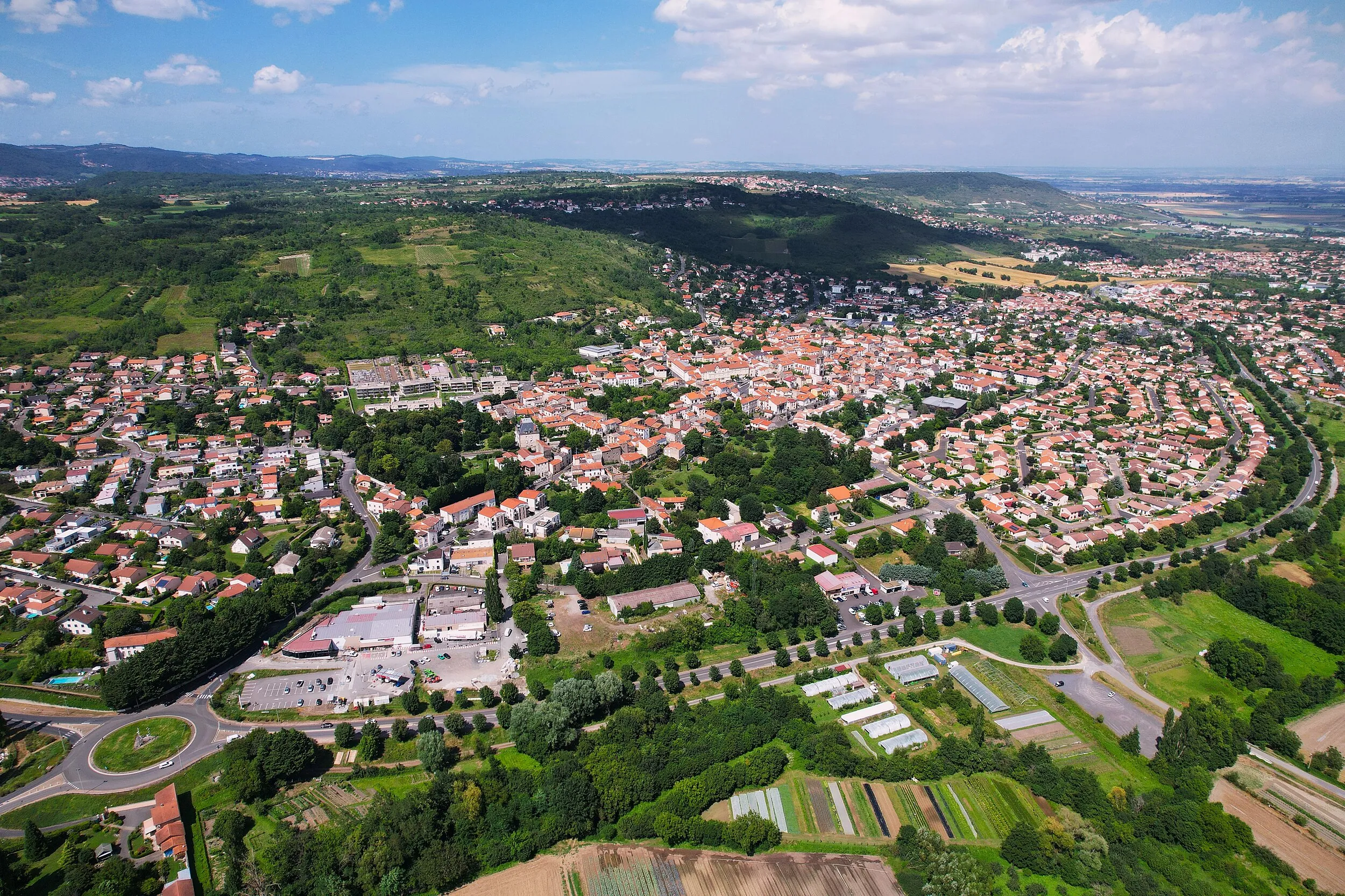 Vue de Blanzat