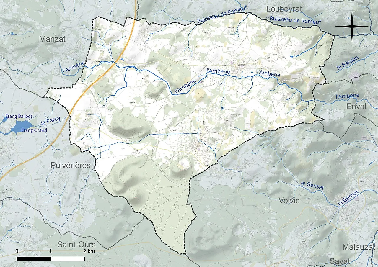 Vue de Charbonnières-les-Varennes