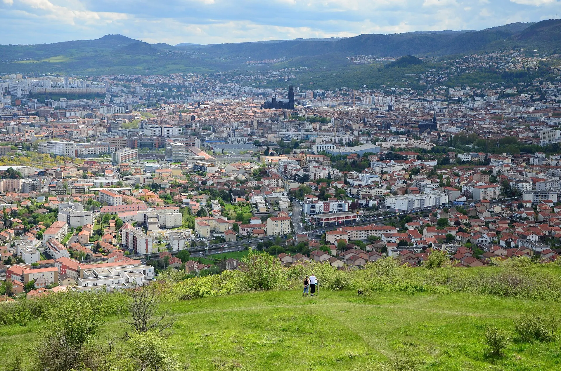 Vue de Clermont-Ferrand